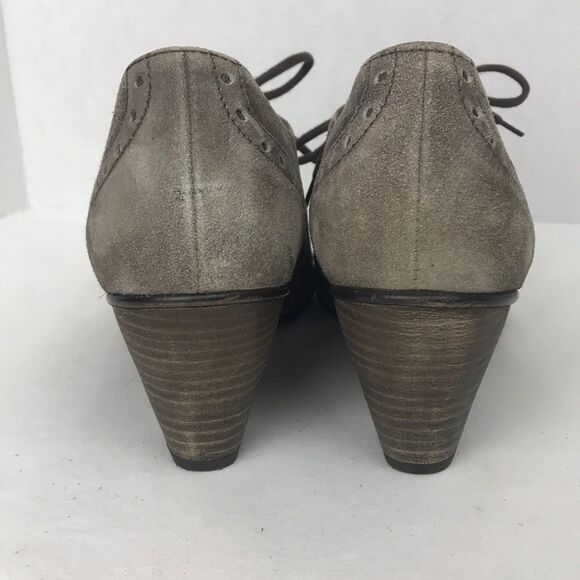 Paul Green Suede Lace-Up Booties - Picture 4 of 8